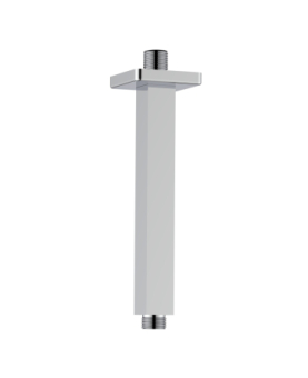 Shower arm square 20 cm ceiling-mounted