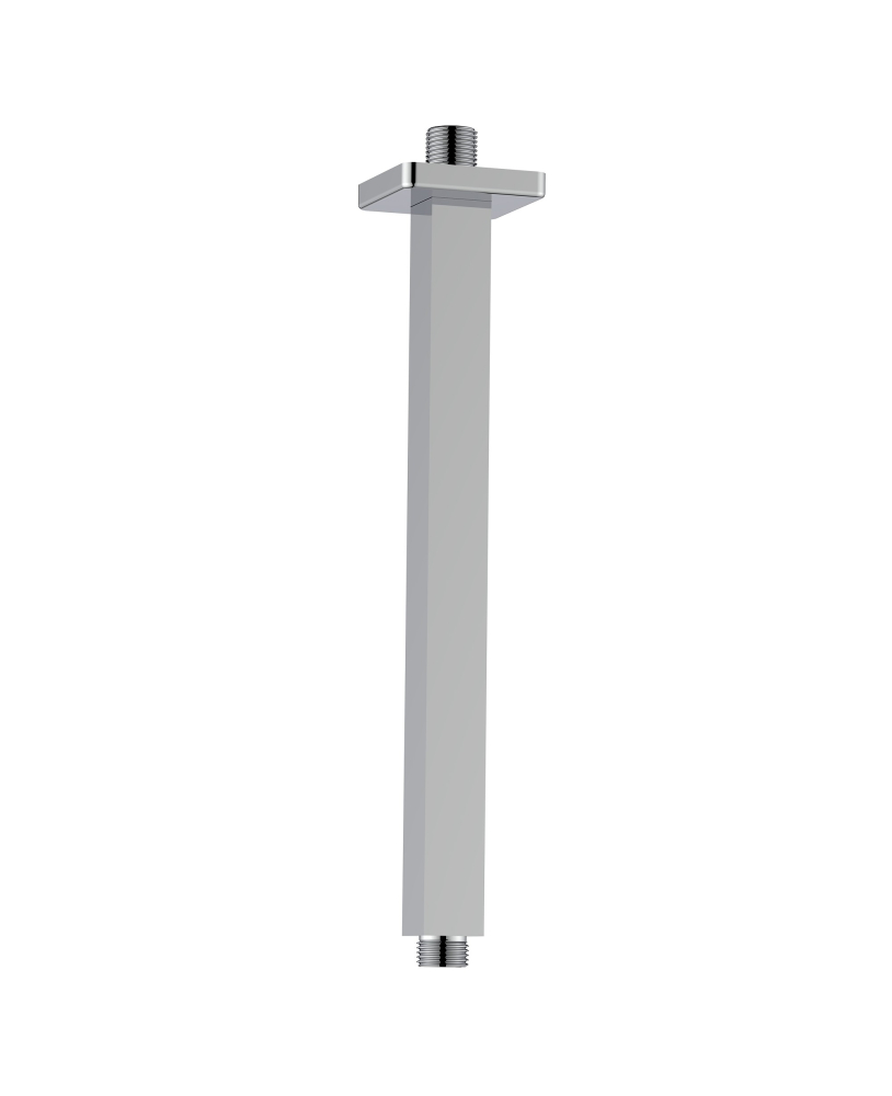 Shower arm square 30 cm ceiling-mounted