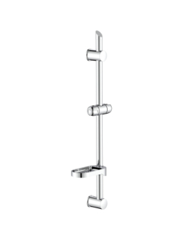 Sliding rail Regolo for shower sets with soap holder