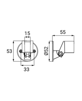 Adjustable wall holder for shower sets